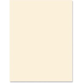 Solid White Paper Pack - Set of 25 Sheets Plain Stationery Papers, 8 1/2" x 11", Compatible Computer Paper, Second Sheet Letterhead