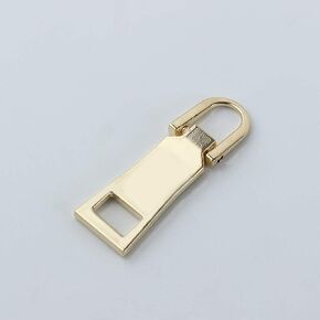 3Pcs Gold Zipper Pull Replacement Zipper Repair,Zipper Slider Pull Tab, Crafts and Sewing for Luggage Backpack Jacket Suitcase Coat (S,L,M)