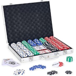 Poker Chips with Numbers,200PCS Poker Chip Set with Aluminum Travel Case,11.5 Gram Poker Set for Texas Holdem and Blackjack Gambling.