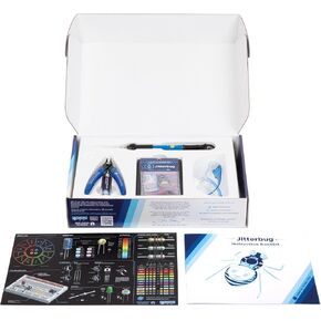 Jitterbug Deluxe Kit | DIY Soldering Kit for Beginners | Electronics Projects for Students & STEM Classes | Tools Included