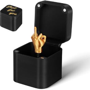 NUOBESTY Finger in a Box Surprise Prank Pop up Box Funny Finger Box Spoof Prank Novelty Halloween April Fools Day Toy