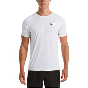 تي شيرت السباحة Dri-FIT UPF 40+ Hydroguard للرجال من Nike (كبير، أزرق نيلي ضبابي) in Kuwait