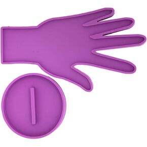 ARTIBETTER 1 Set Jewelry Display Silicone Mold Ring Hand Holder Resin Mold Mannequin Shaped Epoxy Casting Mold for Jewelry Accessory Home Decor