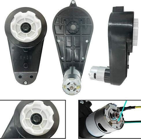 JRRXM 2PCS 24V RS555 35000RPM High-Speed Steel Gears Motor Gearbox for Power Wheels Motor Upgrade,18V-24V Ride on Car DC Motor Conversion Kit Replacement Motors Parts,High Torque,Fast in Saudi Arabia