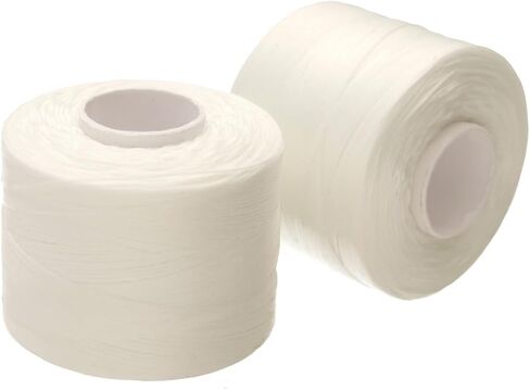The Beadsmith Nymo Thread – 12-Pack White Color – Size D, .30mm Diameter, 250 Yard/229 Meter Large Spool – Made of Nylon – Bead Embroidery & Weaving, Off Loom & Loom Work and DIY Craft Projects in Kuwait
