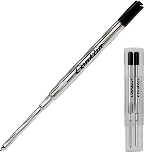conklin soft ink ballpoint swill ، Black (2 pcs tube) in Kuwait