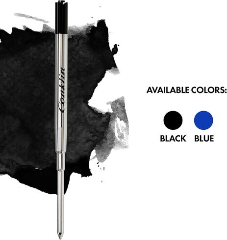 conklin soft ink ballpoint swill ، Black (2 pcs tube) in Kuwait