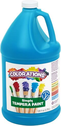 Colorations Simply Tempera Paint, 11 Gallon Set In Vibrant Colors, Matte Finish, Classroom Supplies, Non Toxic, School, Craft, Art Supply Set, Stock Up On Bulk Paints For School in Saudi Arabia