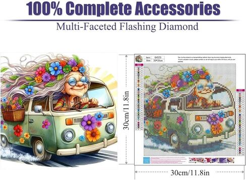 FQOVKYN 4 PCS Cartoon Animals مجموعات فن الماس للبالغين المبتدئين ، DIY Panda Panda Diamond Art Paint in Kuwait