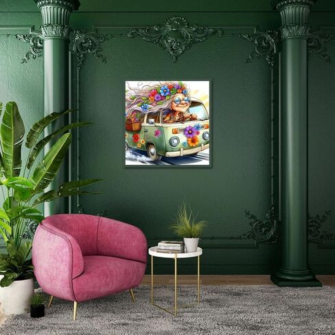 FQOVKYN 4 PCS Cartoon Animals مجموعات فن الماس للبالغين المبتدئين ، DIY Panda Panda Diamond Art Paint in Kuwait