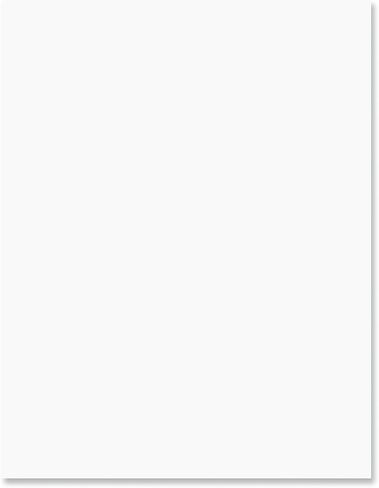 Solid White Paper Pack - Set of 25 Sheets Plain Stationery Papers, 8 1/2" x 11", Compatible Computer Paper, Second Sheet Letterhead in Kuwait
