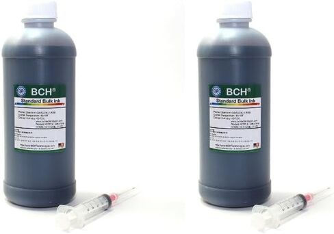 BCH 500mL Dye Dye Enk Rechill لطابعات النافثة للحبر-مطبوعات حية ، مقاومة تتلاشى ، متوافقة مع خراطيش Ciss و عالية السعة in Kuwait