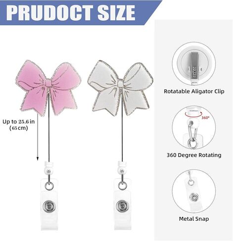 2 Pcs Cat Badge Reel Funny Happy Pills - Retractable ID Holder with Alligator Clip& Nylon Cord | AcrylicClip for Nurse Nurses Office Worker Teacher Student in Kuwait