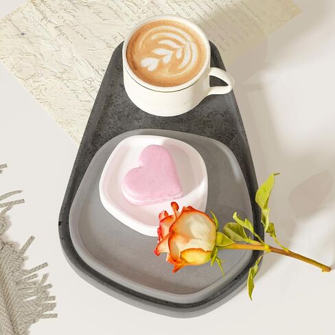 Resin Tray Molds, Irregular Combination Rolling Tray Molds for Epoxy Resin, Silicone Resin Molds with Edges, Clearance Resin Molds Silicone for Serving Tray, DIY Holder Resin Casting Molds in Kuwait