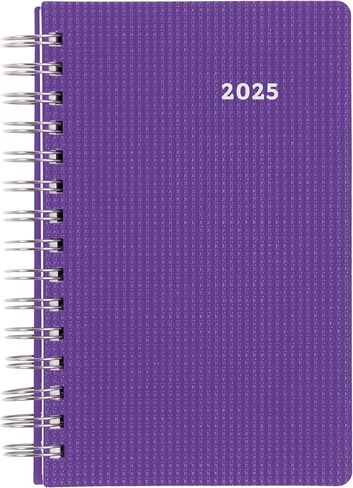 Brownline® 2025 Duraflex Daily/Monthly Planner ، كتاب المواعيد ، 12 شهرًا ، من يناير إلى ديسمبر ، ملزمة مزدوجة ، 8 "× 5" ، أرجواني (CB634V.Pur-25) in Kuwait