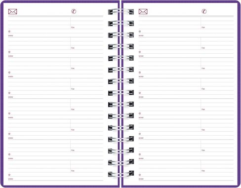 Brownline® 2025 Duraflex Daily/Monthly Planner ، كتاب المواعيد ، 12 شهرًا ، من يناير إلى ديسمبر ، ملزمة مزدوجة ، 8 "× 5" ، أرجواني (CB634V.Pur-25) in Kuwait