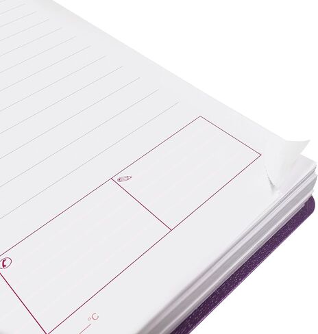 Brownline® 2025 Duraflex Daily/Monthly Planner ، كتاب المواعيد ، 12 شهرًا ، من يناير إلى ديسمبر ، ملزمة مزدوجة ، 8 "× 5" ، أرجواني (CB634V.Pur-25) in Kuwait