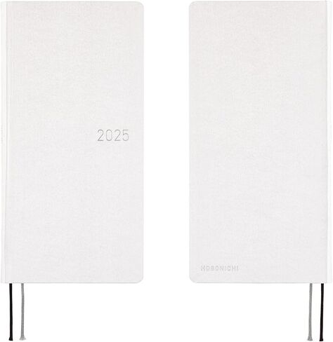 Hobonichi Techo 2025 Weeks [Japanese/Tall and Slim Size/April Start/Planner] Paper Series: Platinum White in Saudi Arabia