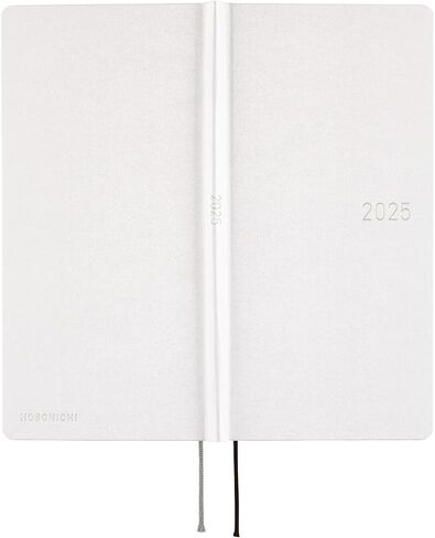 Hobonichi Techo 2025 Weeks [Japanese/Tall and Slim Size/April Start/Planner] Paper Series: Platinum White in Saudi Arabia