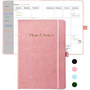 YOJO 2025 planner, Daily Weekly and Monthly Planner 2025, 53 weekly to do list planner with goal & habit tracker journal, Undated Planner, A5 weekly planner for work school academic (Black)