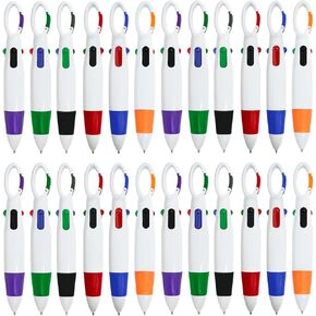 Kaptin 24 Pack Multicolor Ballpoint Pen Mini Shuttle Pens mini pens, Retractable Ballpoint Pens Multicolor Pens kids pens Office School Supplies for Students Children in Kuwait