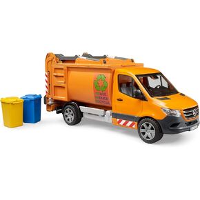 Bruder 02682 MB Sprinter Garbage Service w Garbage cans
