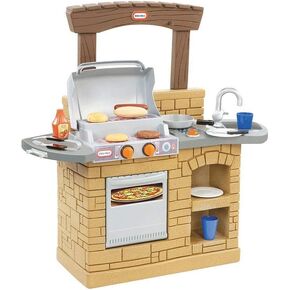 Little Tikes Cook 'n Play Outdoor BBQ , Brown