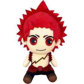 Great Eastern Entertainment My Hero Academia S2 - Kirishima Hero Costume Sitting Plush 7" H