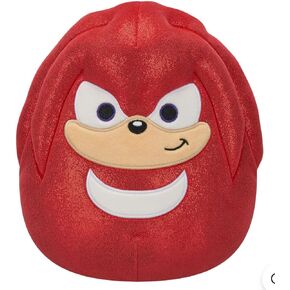 Squishmallows Original 8-Inch Official Jazwares Christmas Holiday Metallic Sonic 2024 Plush Stuffed Animal Toy - Add to Your Squad - Gift for Kids, Girls & Boys (Knuckles)