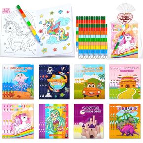 digi Valentines Day Gifts for Kids, 24 Pack Coloring Books with Colorful Valentines Day Cards , Classroom Exchange Party Favors for kids Over 3 years old