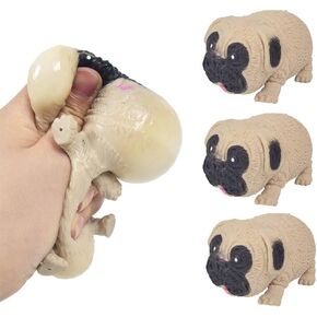 1PCS Squeeze Dog Shape Toy,Squishes Toy, Sensory Fidget Toys,Stress Relief for Kids & Adult Tricky Funny Squeeze Toy, Gift for Easter, Christmas and Birthday