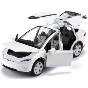 1/32 Model x Metal Die Casting Toy Car for 3 to 12 Year Old Boy Pull Back Car Toy with Sound and Lights (Red)
