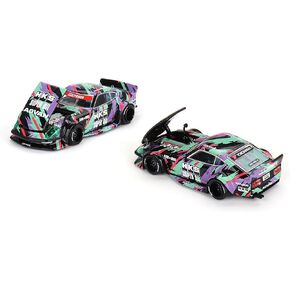 True Scale Miniatures Model Car Compatible with Nissan Fairlady Z HKS V1 1/64 Diecast Model Car Kaido House KHMG118