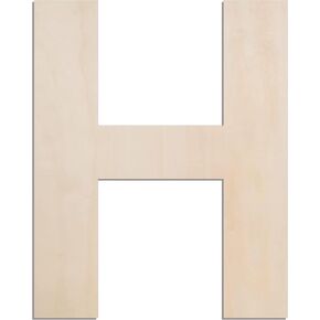 MGTECH 12 Inch Large Wooden Letter A, 1/4 in Thick Big Wood Letter for Crafts and Wall Decor