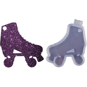 Angel Wings Cute Skate Shoes Shape Silicone Mold Keychain Resin Molds DIY Epoxy Resin Silicone Molds Keychain Molds Pendant Epoxy Crafting Mold