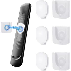 Magnetic Remote Control Holder Wall Mount, 3Pcs Self Adhesive Controller Holder for Bed Table Couch Recliner Nightstand, Upgrade TV Remote Organizer for Air, Fan Conditioner Remote Controls