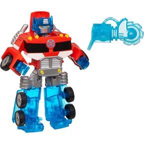 Transformers Rescue Bots Energize Optimus Prime, 7-Inch Action Figure, Kids Converting Robot Toy, Easter Basket Stuffers, Ages 3+ (Amazon Exclusive)