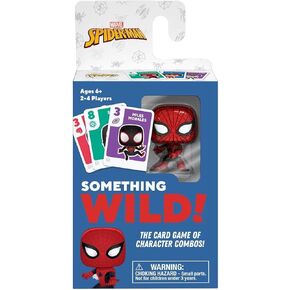 Funko Something Wild! Marvel Spider-Man with Pocket Pop! Card Game for 2-4 Players Ages 6 and Up