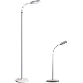 KOZIS Cordless Rechargeable Type-C FlexLamp | 2-in-1 Desk Floor Customizable | 3 Colors Adjustable Gooseneck | Stepless Dimming | Lamp for Piano Craft Bedroom Office Study Reading Camping