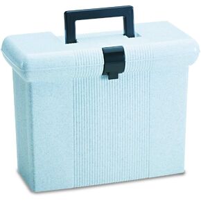 Pendaflex Portable File Box, Granite, 11" H x 14" W x 6-1/2" D (41737)