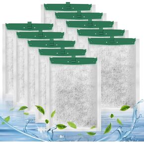 16 Pack Filter Cartridge for Whisper Bio-Bag Filters, Large Replacement Filter Cartridges for Aquariums Compatible with Whisper Filters 20i,40i/IQ20,30,45,60/PF20,30,40,60 and Repto Filter