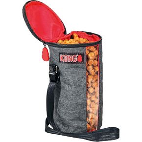 KONG Kibble Storage Dog Food Travel Bag - Portable Food Container for Pets