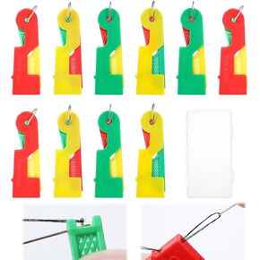Automatic Needle Threader, New Sewing Needle Threader, Quick Sewing Machine Threader Sewing Needle Plastic Needle Threaders for Embroidery Floss
