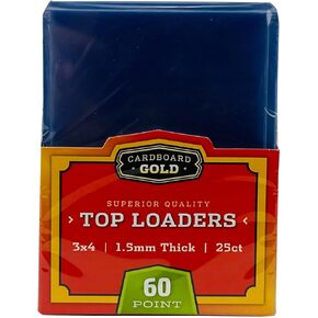 1x 25ct CBG 60 pt Cardboard Gold 3" x 4" PRO Toploaders Keeps Thick Cards Ultra Protected