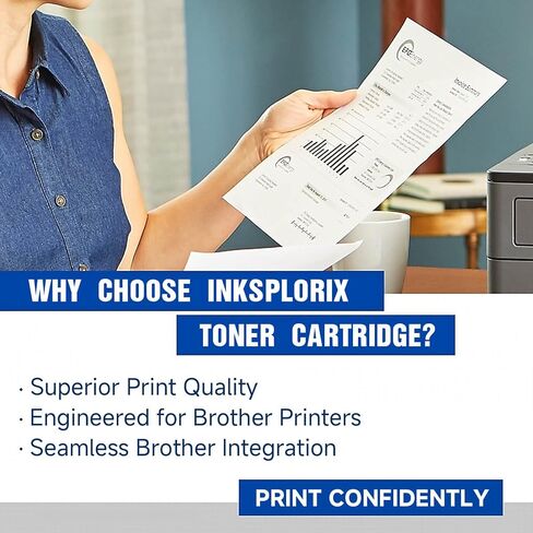 TN730 Toner Cartridge for Brother Printer, Replacement Black Toner TN-730/TN-760, Compatible with HL-L2390DW HL-L2395DW HL-L2350DW MFC-L2710DW MFC-L2750DW (1 Pack) in Saudi Arabia