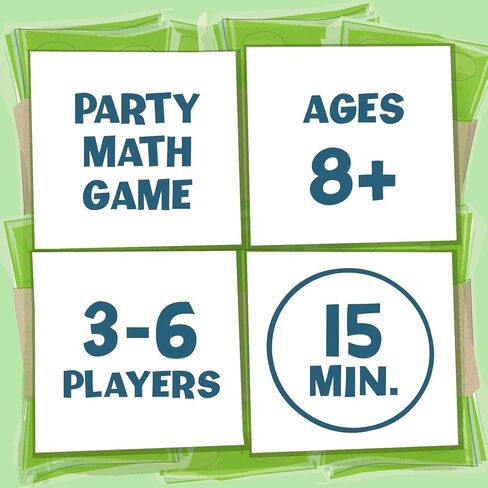 Melon Rind Clumsy Thief Math Game for Kids Ages 8+, Educational for Kid's Learning and Confidence Building, Fun Math Card Game for 3-6 Players Adding to 100 in Kuwait