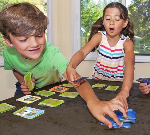 Melon Rind Clumsy Thief Math Game for Kids Ages 8+, Educational for Kid's Learning and Confidence Building, Fun Math Card Game for 3-6 Players Adding to 100 in Kuwait