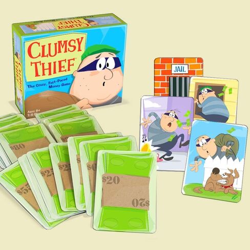 Melon Rind Clumsy Thief Math Game for Kids Ages 8+, Educational for Kid's Learning and Confidence Building, Fun Math Card Game for 3-6 Players Adding to 100 in Kuwait