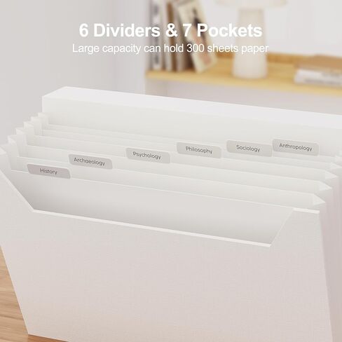 مجلد Jiawei مع جيوب ، منظم ملفات الأكورديون مع الإغلاق المغناطيسي ، مجلد ملف أسود بحجم حرف A4 in Kuwait