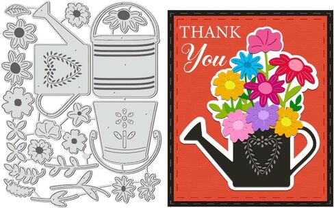 BENECREAT Sunflower Cutting Dies, Bouquets Carbon Steel Template Metal Embossing Stencils for Paper Card Making Decoration DIY Scrapbooking Album Craft Home Decor in Saudi Arabia